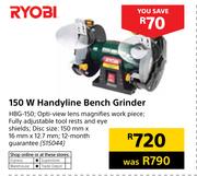Ryobi 150W Handyline Bench Grinder HBG-150