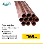 Saffer Coppertube 15mm x 4.5mm Class 0-Each