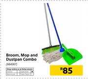 Broom, Mop & Dustpan Combo