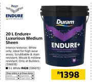 Duram 20Ltr Endure+ Luxurious Medium Sheen