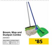 Broom, Mop & Dustpan Combo