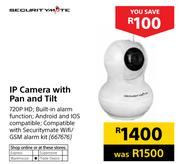 Securitymate IP Camera With Pan And Tilt