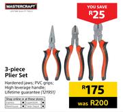Mastercraft 3-Piece Plier Set