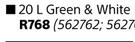 Duram 20Ltr Weather Roof Green & White
