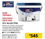 Duram 10Ltr Acrylic PVA Pastel