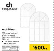 Design House Arch Mirror-600mm x 900mm Each