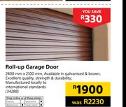 Roll Up Garage Door-2400mm x 2100mm