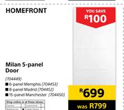 Homefront Milan 5 Panel Door