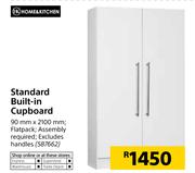 Home & Kitchen Standard Built-In Cupboard 90mm x  2100mm