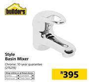 Builders Style Basin Mixer
