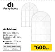 Design House Arch Mirror-1200mm x 600mm 