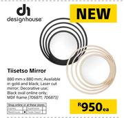 Design House Tiisetso Mirror-880mm x 880mm Each