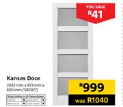 Kansas Door-2032mm x 813mm x 400mm