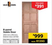 Solid Doors 8 Panel Stable Door-2032mm x 813mm