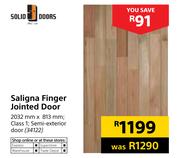 Solid Doors Saligna Finger Jointed Door-2032mm x 813mm