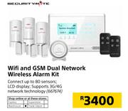 Securitymate Wifi And GSM Dual Network Wireless Alarm Kit