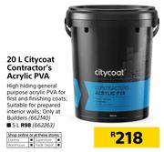 Citycoat 20L Contractor's Acrylic PVA
