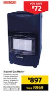 Goldair 3-Panel Gas Heater