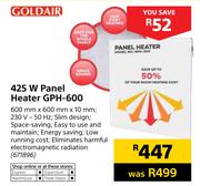 Goldair 425W Panel Heater GPH-600