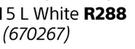 Fired Earth 5L Pro Soft Sheen White