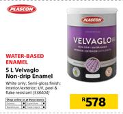 Plascon 5L Water-Based Velvaglo Non-Drip Enamel