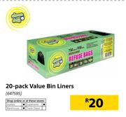 20-Pack Value Bin Liners