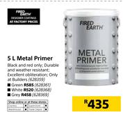 Fired Earth 5L Metal Primer