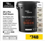 Fired Earth 5L Pro Soft Sheen White