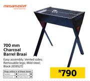 Megamaster 700mm Charcoal Barrel Braai