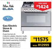 Elba Gas/Electric Stove & Oven