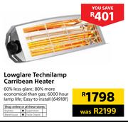 Lowglare Technilamp Carribean Heater