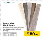 Multi Flor Luxury Vinyl Plank Range-Per Sqm