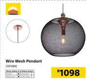 Radiant Wire Mesh Pendant