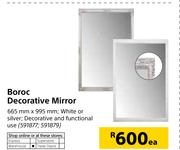 Boroc Decorative Mirror-665mm x 995mm Each
