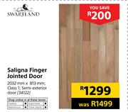 Solid Doors Saligna Finger Jointed Door-2032mm x 813mm