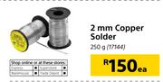 2mm Copper Solder-250g Each