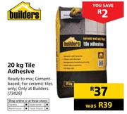 Builders 20Kg Tile Adhesive