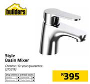 Builders Style Basin Mixer