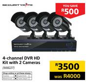 Securitymate 4-Channel DVR HD Kit With 2 Cameras