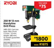 Ryobi 250W 13mm Handyline Drill Press HBD-250