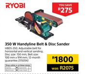 Ryobi 350W Handyline Belt & Disc Sander HBDS-350