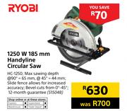 Ryobi 1250W 185mm Handyline Circular Saw