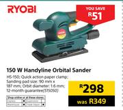 Ryobi 150W Handyline Orbital Sander HS-150
