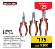 Mastercraft 3 Piece Plier Set
