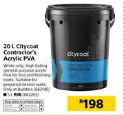 Citycoat Contractor's Acrylic PVA-5Ltr