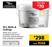 Fired Earth 10Ltr Wall & Ceiling