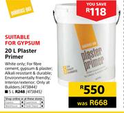 Painters Pro 20Ltr Plaster Primer