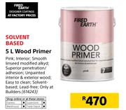 Fired Earth 5Ltr Wood Primer