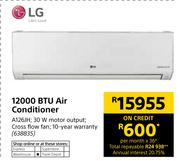 LG 12000 BTU Air Conditioner A126JH