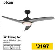 Decor 52" Ceiling Fan